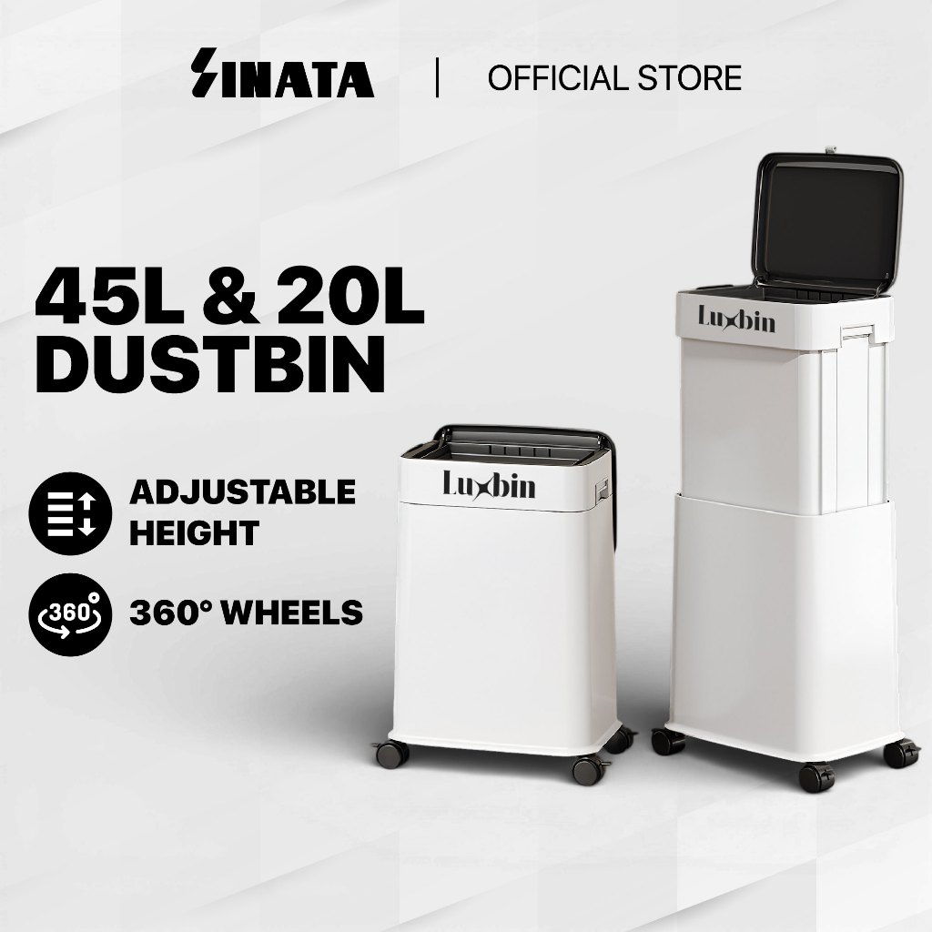 Dustbin with Lid Trash Rubbish Bin Big Dustbin for Kitchen Garbage Bin ...