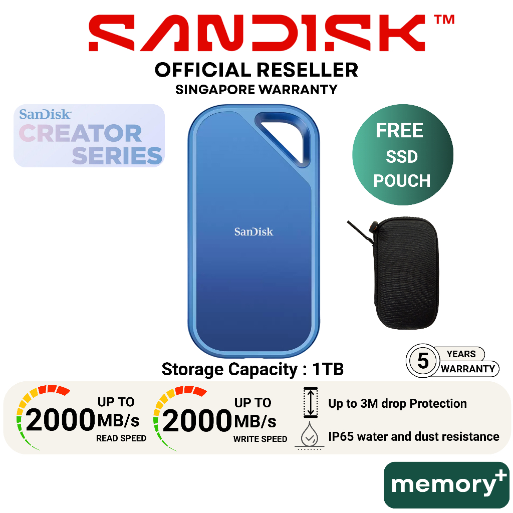 SanDisk Portable SSD E30 Extreme E61 Extreme Pro E81 SSD 500GB 1TB