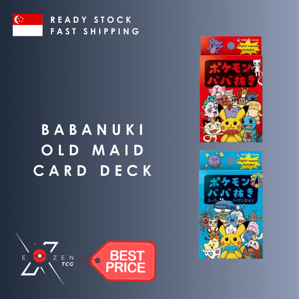 Pokemon Babanuki Old Maid Deck [Japanese] | Shopee Singapore