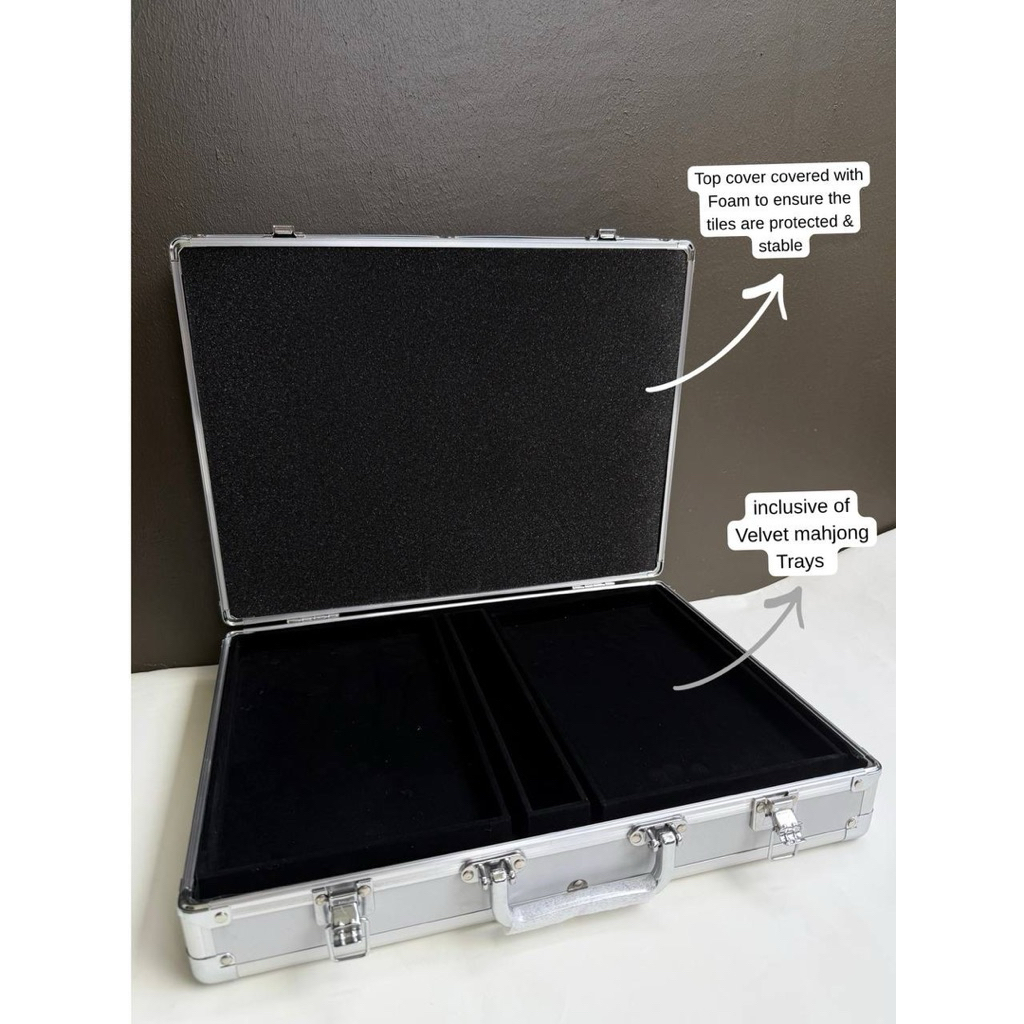 【SG Stock With Trays】Mahjong tiles box/mahjong accessories/Mahjong Case ...