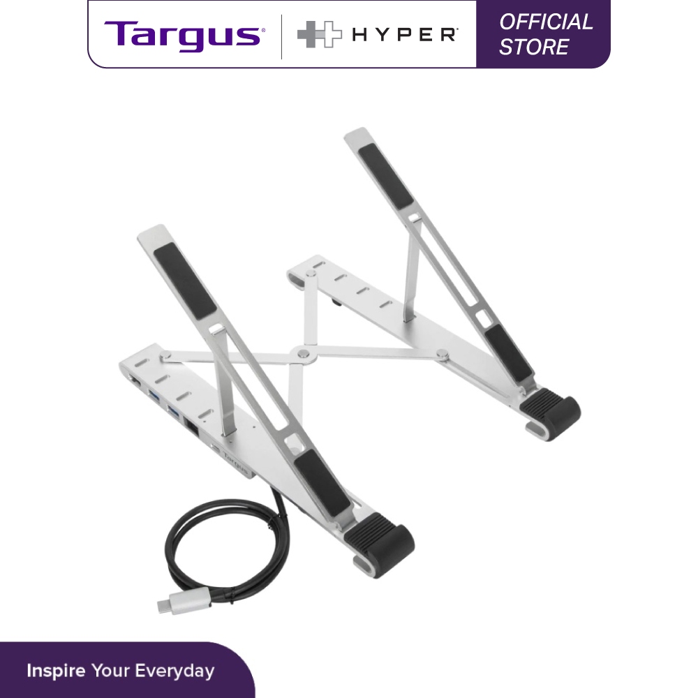 Targus Portable Laptop Stand + Integrated Dock - AWU100005AP | Shopee ...