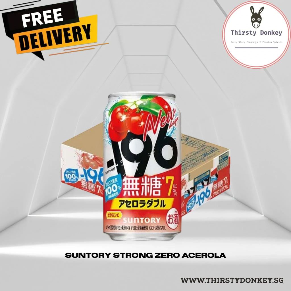 Suntory Strong Zero Acerola - 350ml x 24 cans (BBD: 09/2026) | Shopee ...