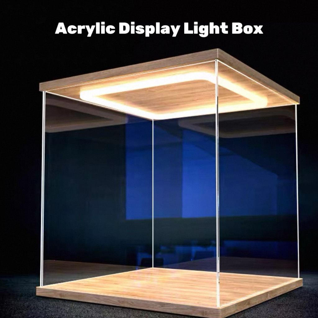 Customisable Acrylic Light Display Box Acrylic Clear Popmart ...