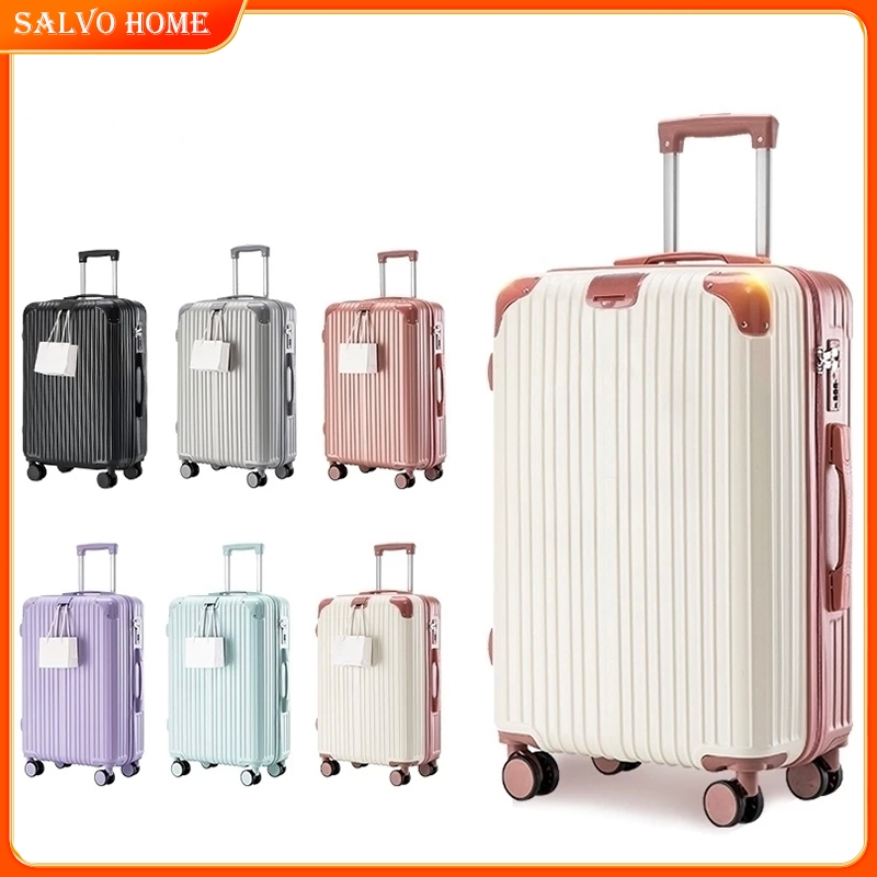 Salvo 20/24 Inch Lightweight Luggage Large Capacity Suitcase With ...
