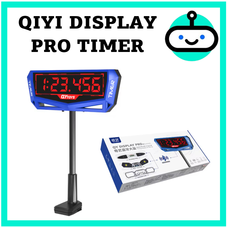 QiYi Display Pro Bluetooth Speed Cube Timer LED Display Speedcubing WCA ...