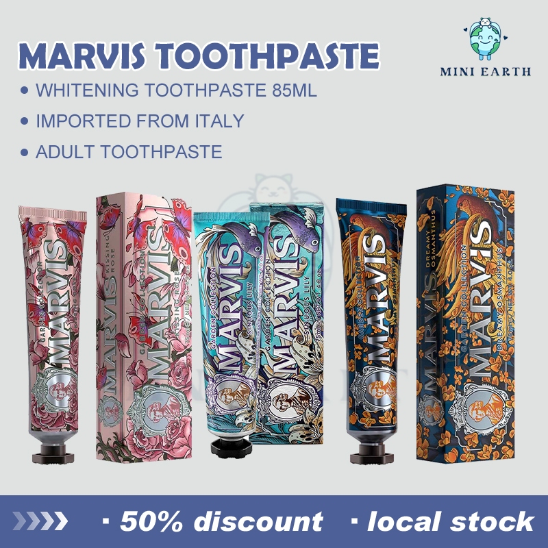 SG Marvis Toothpaste (Italy) 85ml - Whitening Toothpaste Freshen Mouth ...
