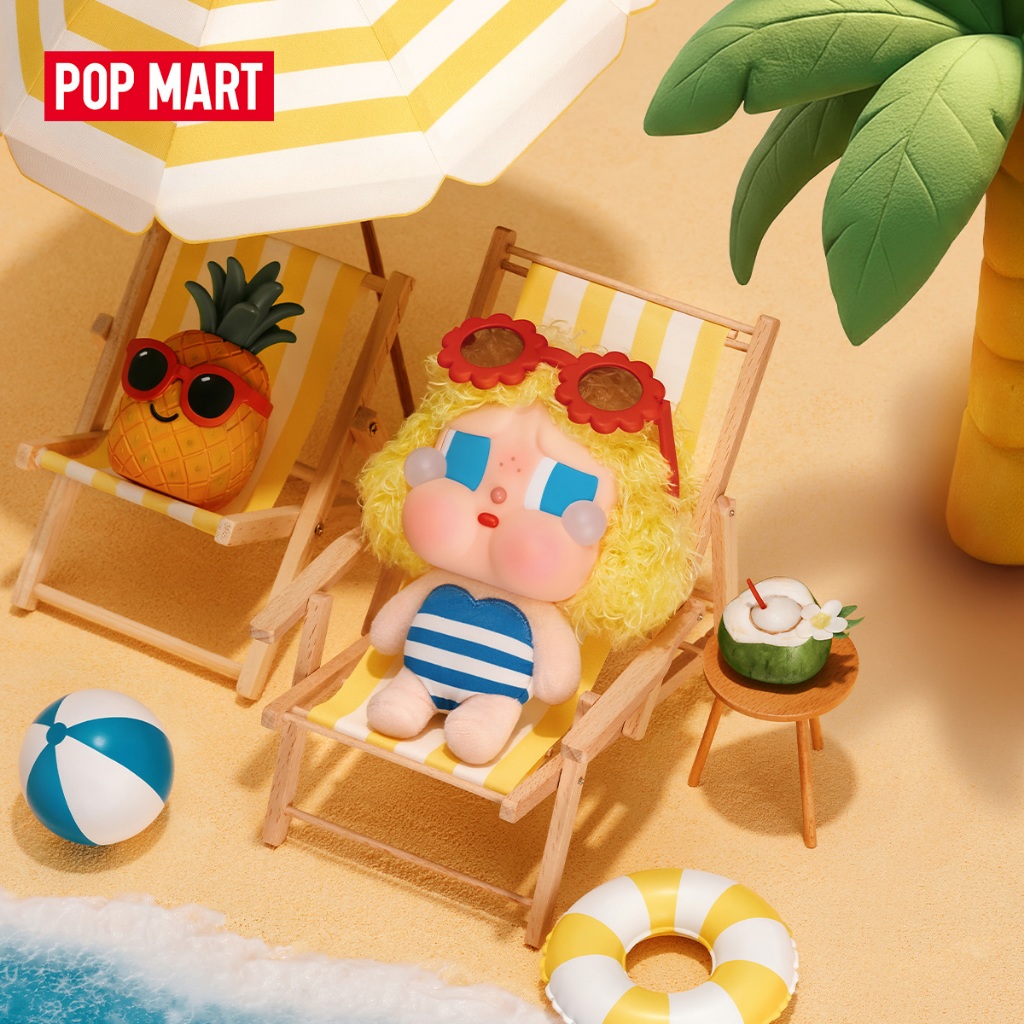 POP MART CRYBABY Vacation Mode On Series-Vinyl Plush Pendant Blind