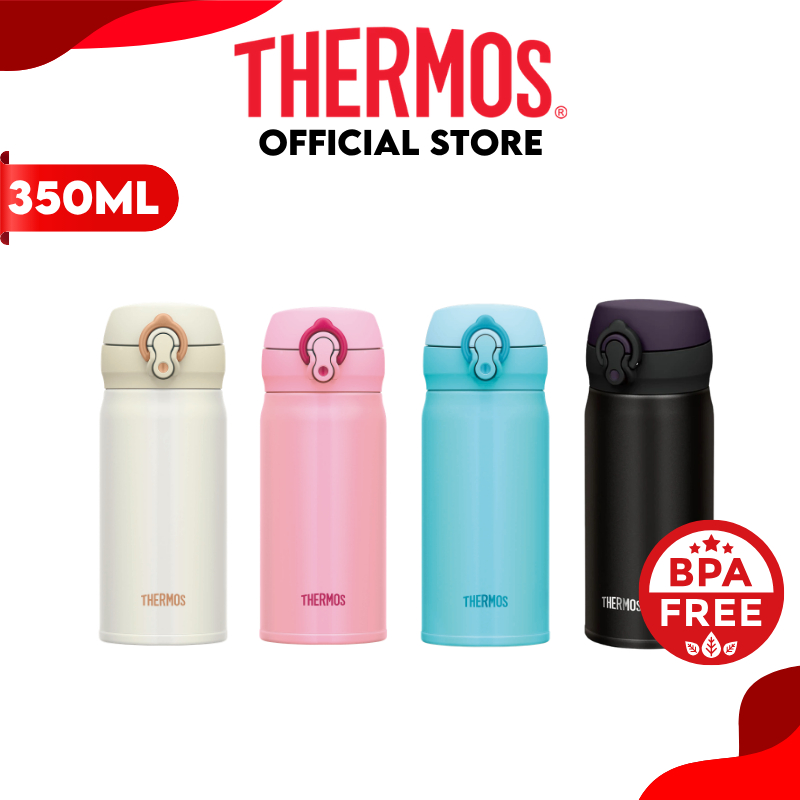 Thermos® JNL-352 Stainless Steel Vacuum Insulated One-Push Bottle 350ml