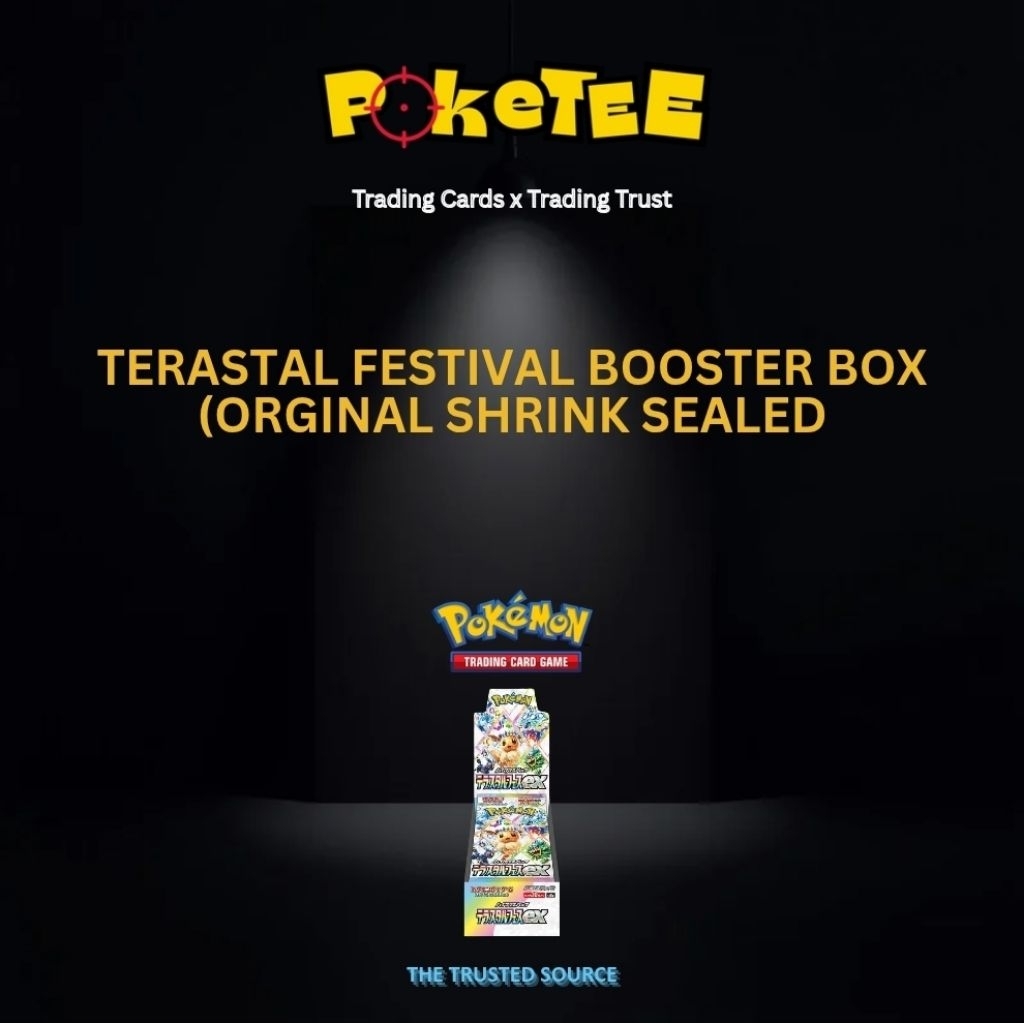 Ready Stock] Pokemon Japanese Terastal Festival Booster Box (SHRINKED) |  Shopee Singapore
