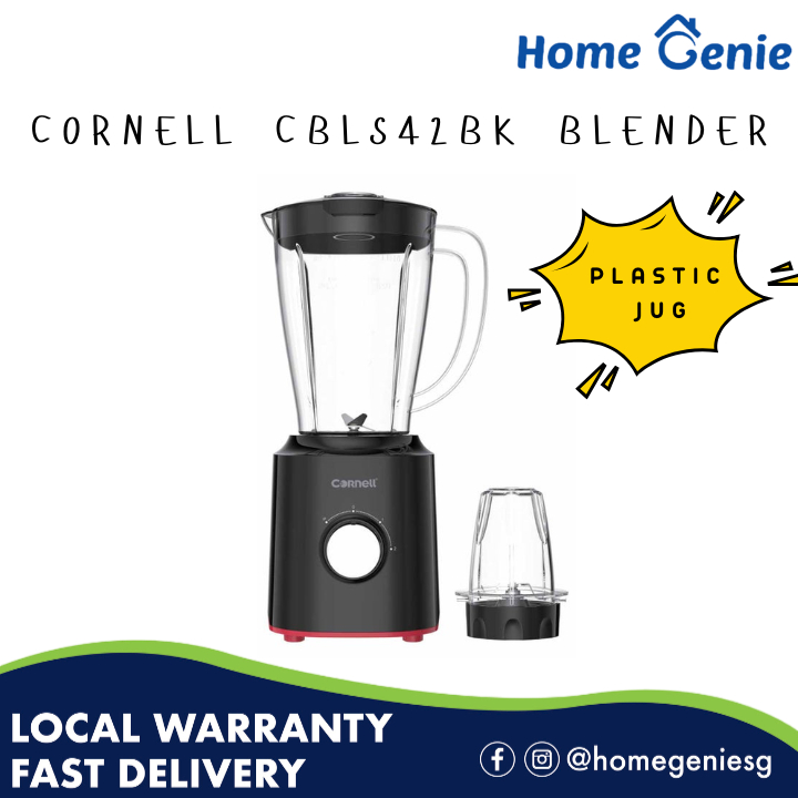 Cornell 400W 1.5L Blender with Grinder 2 Speed with Pulse CBLS42BK ...