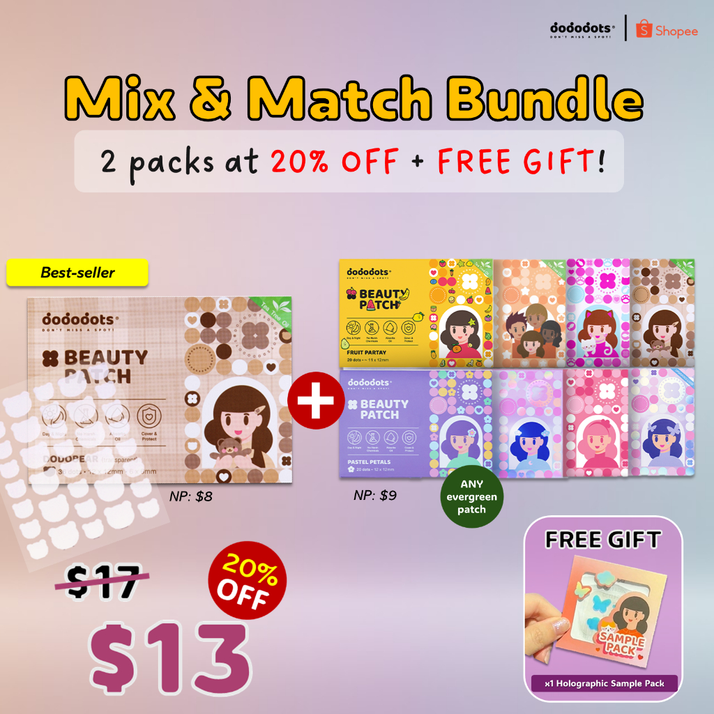 [SAVE 20% + Free Gift] Dodobear Mix & Match | Buy 2 Free 1 | Free 4-in ...