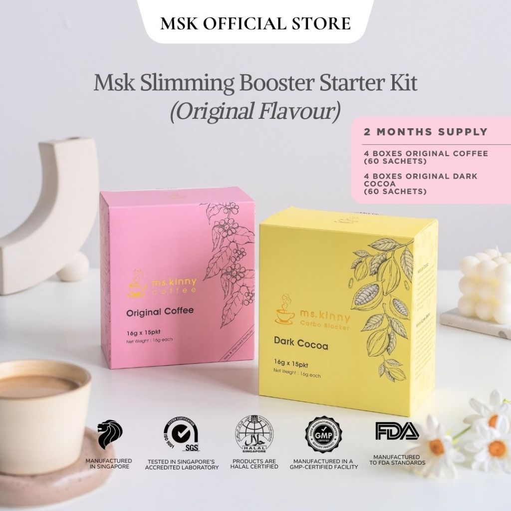Msk Slimming Booster Starter Kit (Original - 4 Coffee and 4 Cocoa ...