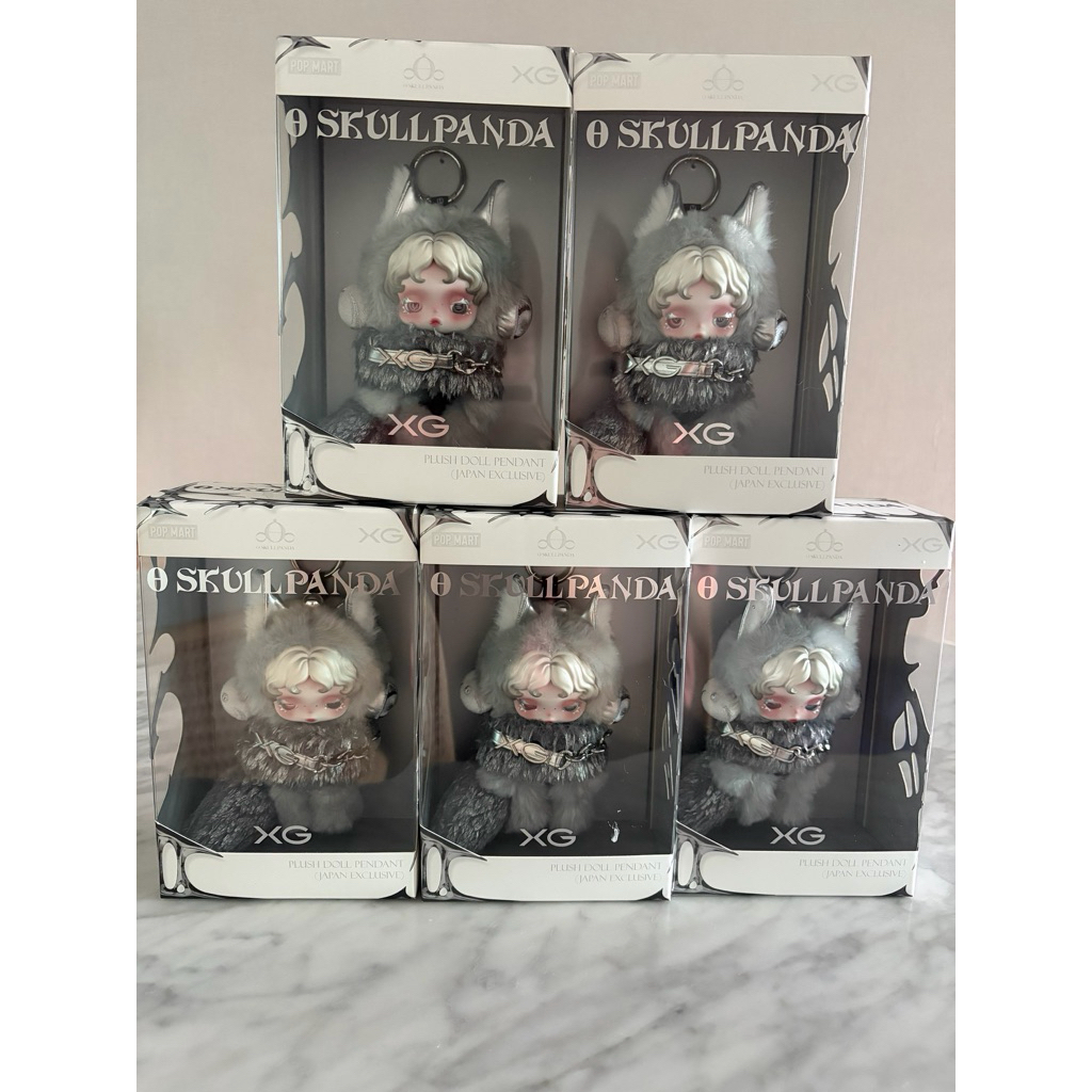 SG Seller! POPMART SKULLPANDA XG skull panda plush doll Japan