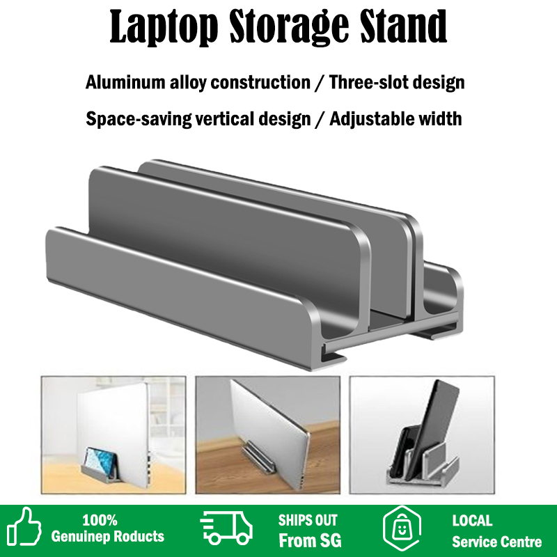 SG Laptop Stand Aluminium Laptop Storage Bracket Portable Triple ...