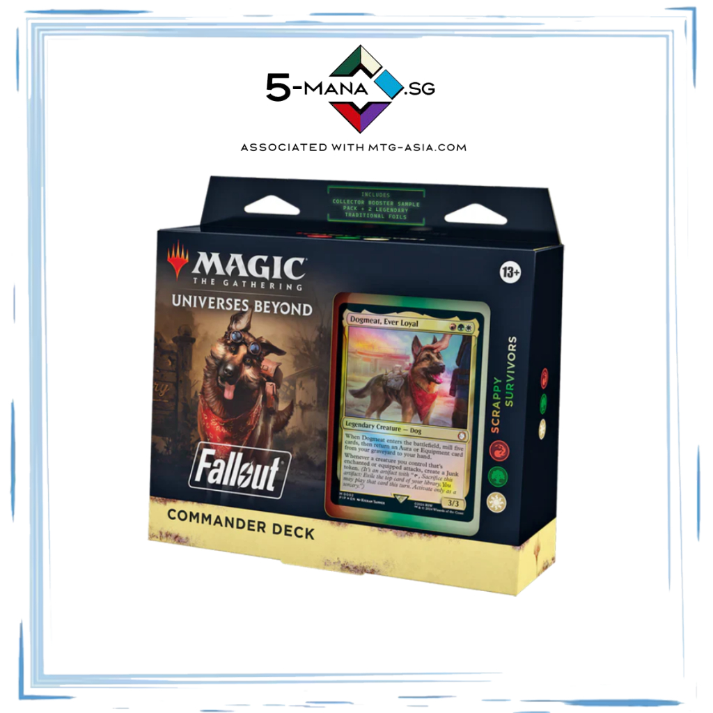 Fallout Commander Deck Scrappy Survivors Magic The Gathering MTG
