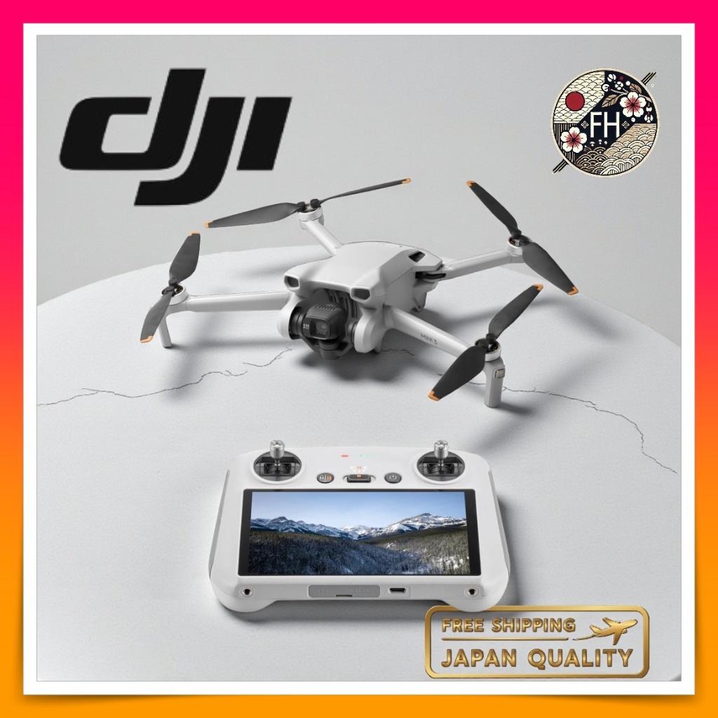 DJI Mini 3 (includes RC remote controller) 4K HDR video recording, 38 ...