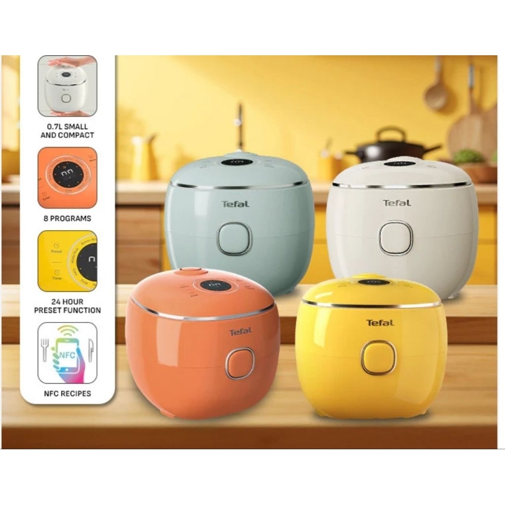 Tefal POP 0.7L Rice Cooker | Shopee Singapore