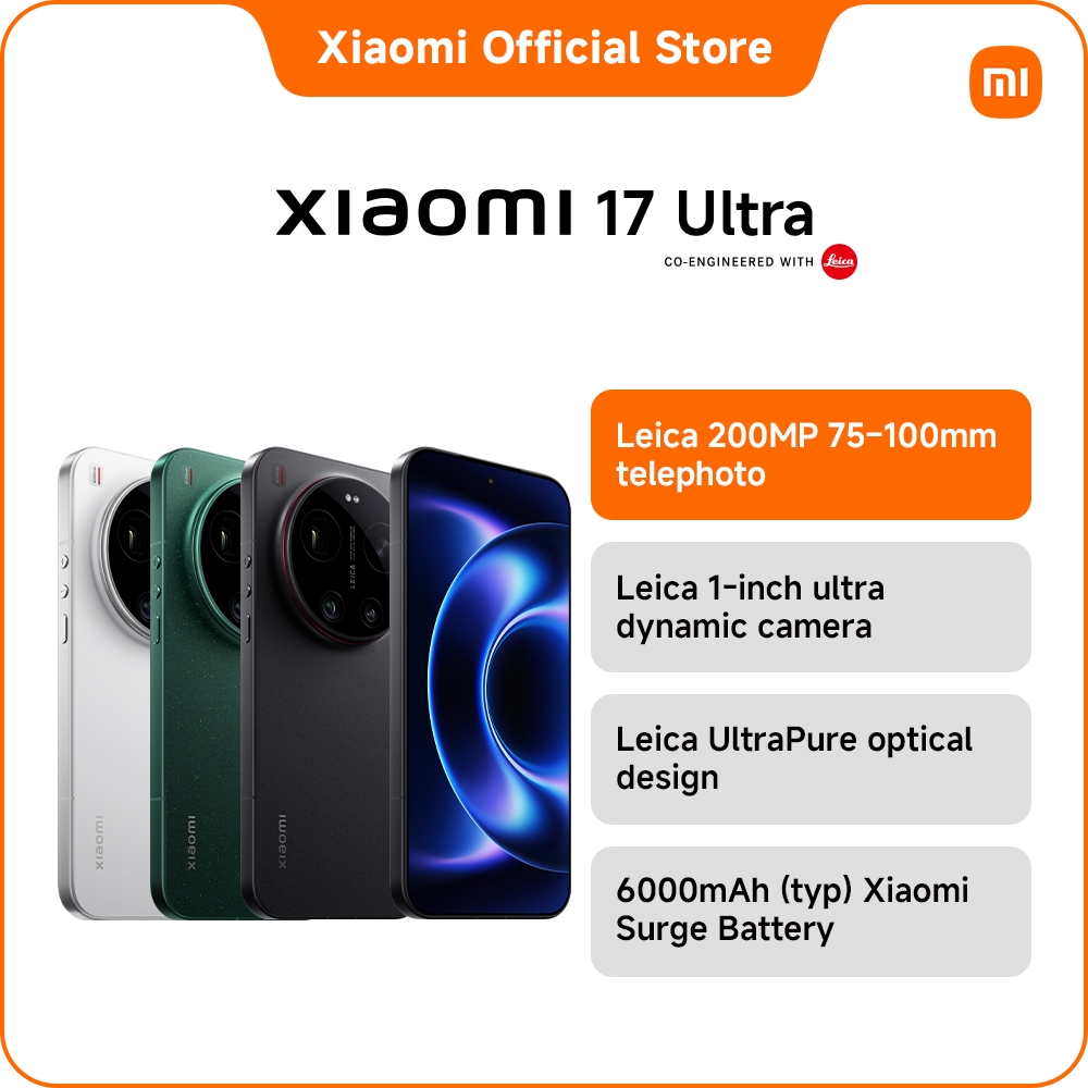 【LSSL】XIAOMI 17 Ultra16GB/512GB セット Xiaomi 17 Ultra 5G 16gb/512gb (Local Set) - Gadget Affair