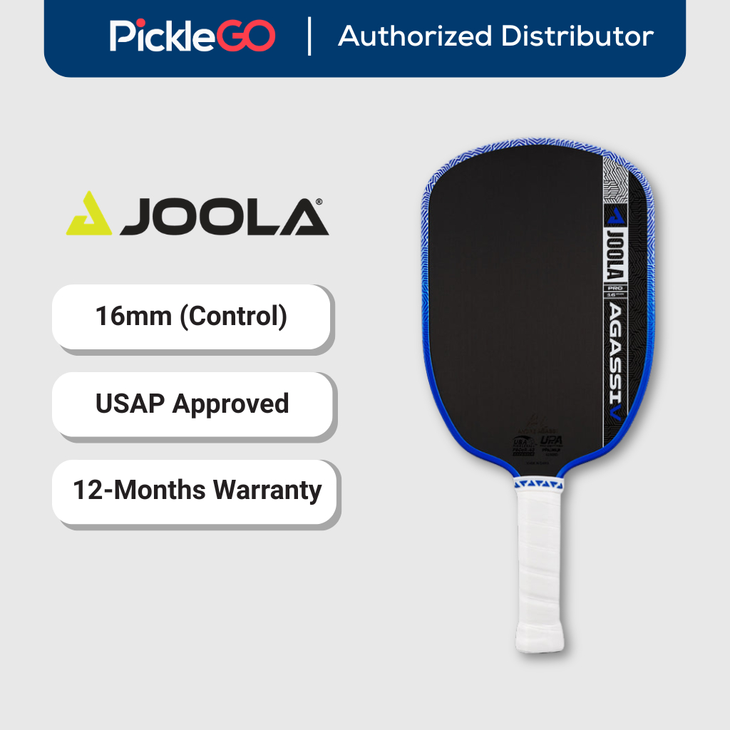 JOOLA Agassi Pro V 16mm Pickleball Paddle | Shopee Singapore