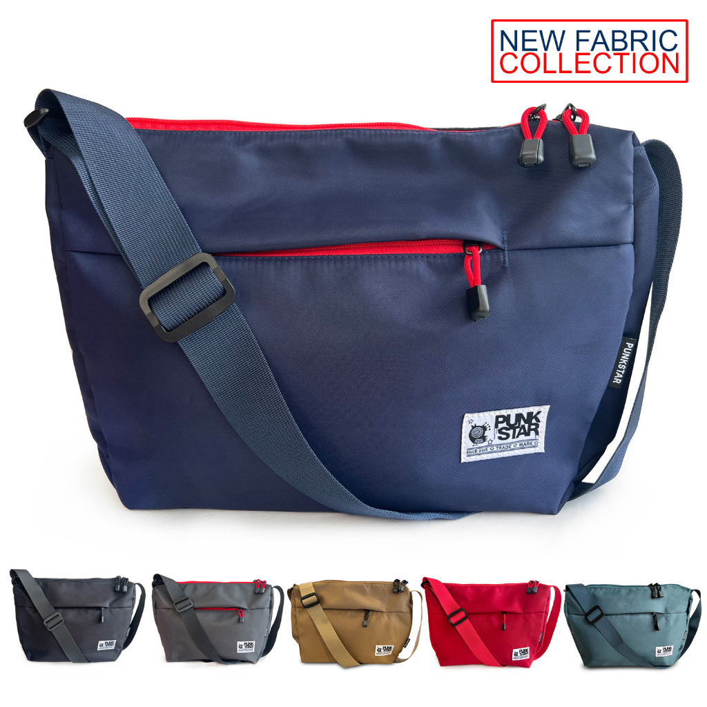 PUNKSTAR Water Repellent Lightweight Multi Pockets Casual Sling ...