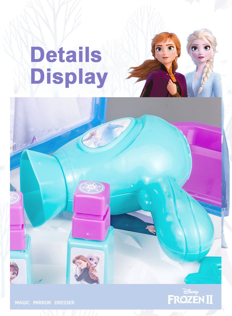 【SG Stock】Frozen Elsa Kid Large Size Dressing Table Set with Magic ...