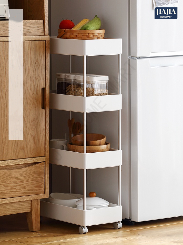SG Trolley Rack / Multipurpose Push Cart Tray Storage Shelf Kitchen ...