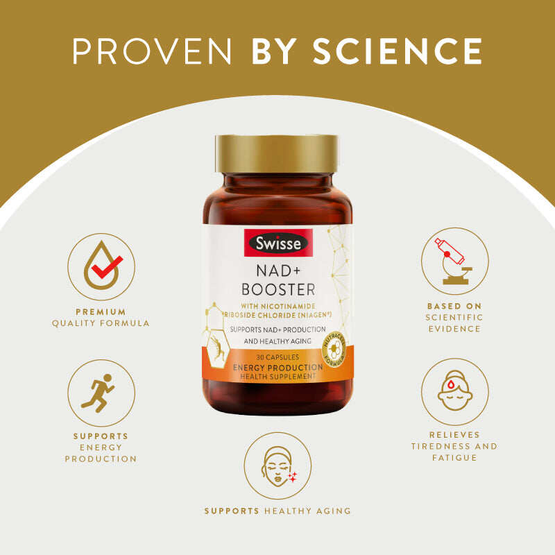 [Brand Authorized] Swisse NAD+ Booster with Nicotinamide 30 Caps l ...