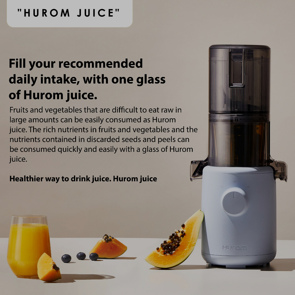 Hurom Slow Juicer H310A Easy Series Slim And Portable Cold Press Fruits