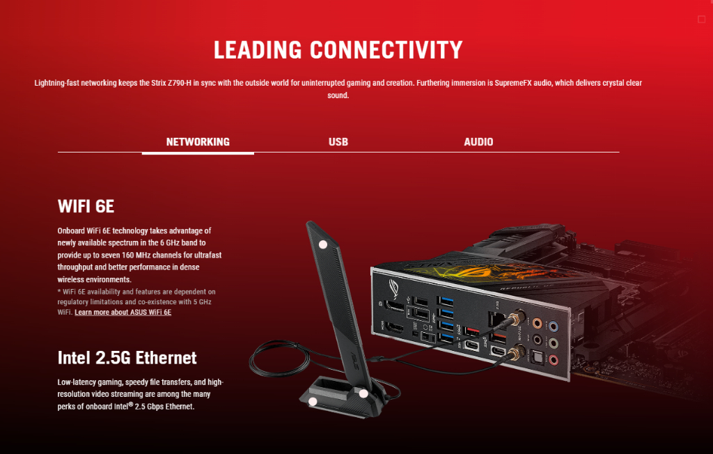 ASUS ROG STRIX Z790-H GAMING WIFI Z790 Z790H Intel Z790 Chipset Socket ...