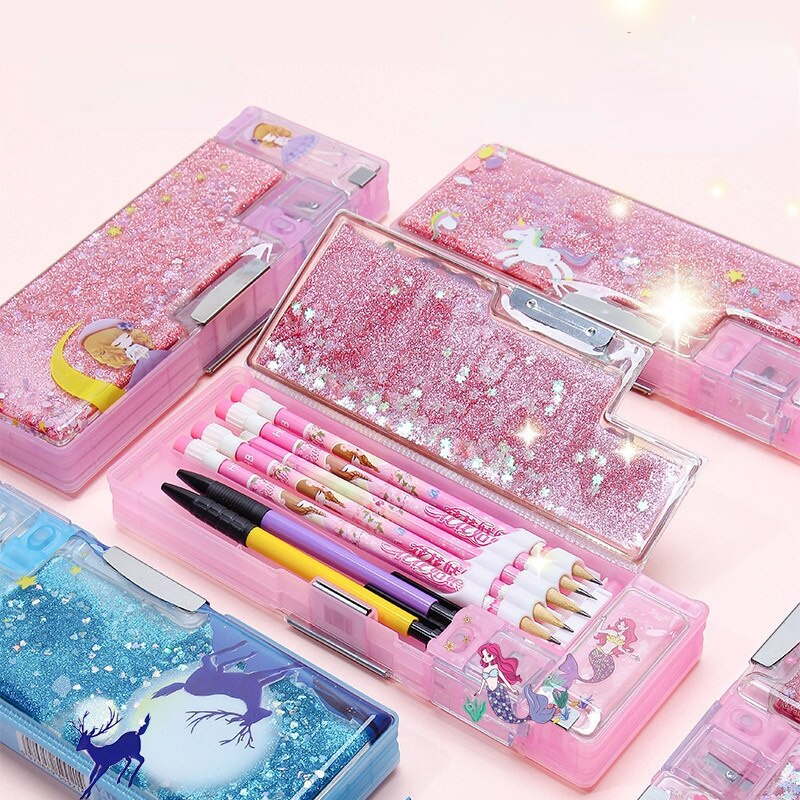 Quicksand Stationery Box Girls Primary School Princess Cute Children ...