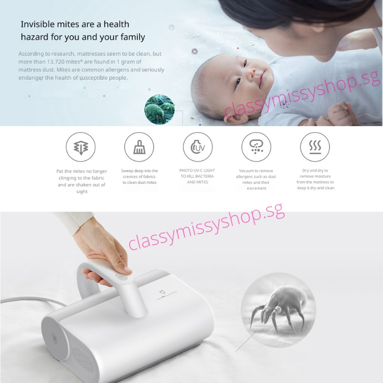 🇸🇬 [NEW] XIAOMI Mijia Mite Remover Pro - Wireless / Wired Dust Mite  Vacuum Cleaner Anti-dust Mites for Bed Mattress