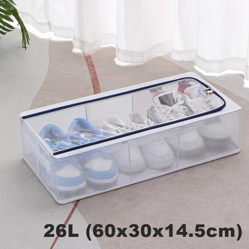 *SG SELLER* 27L-56L Transparent Foldable Storage Box|Dust Free|Home ...