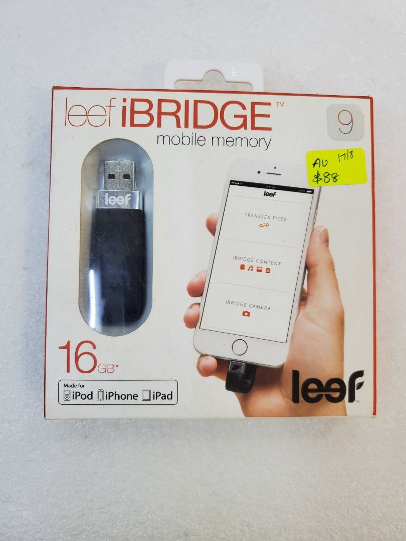 Leef iBRIDGE 16GB Mobile Memory – Lightning & USB Flash Drive for ...