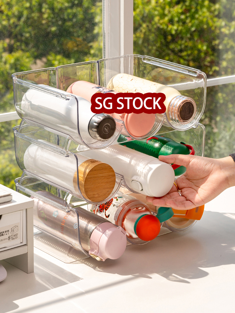 Art Living Stackable Water Bottle Rack Wine Rack Vacuum Cup Organizer ...