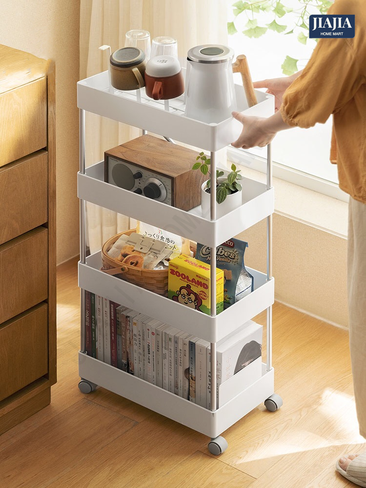 SG Trolley Rack / Multipurpose Push Cart Tray Storage Shelf Kitchen ...