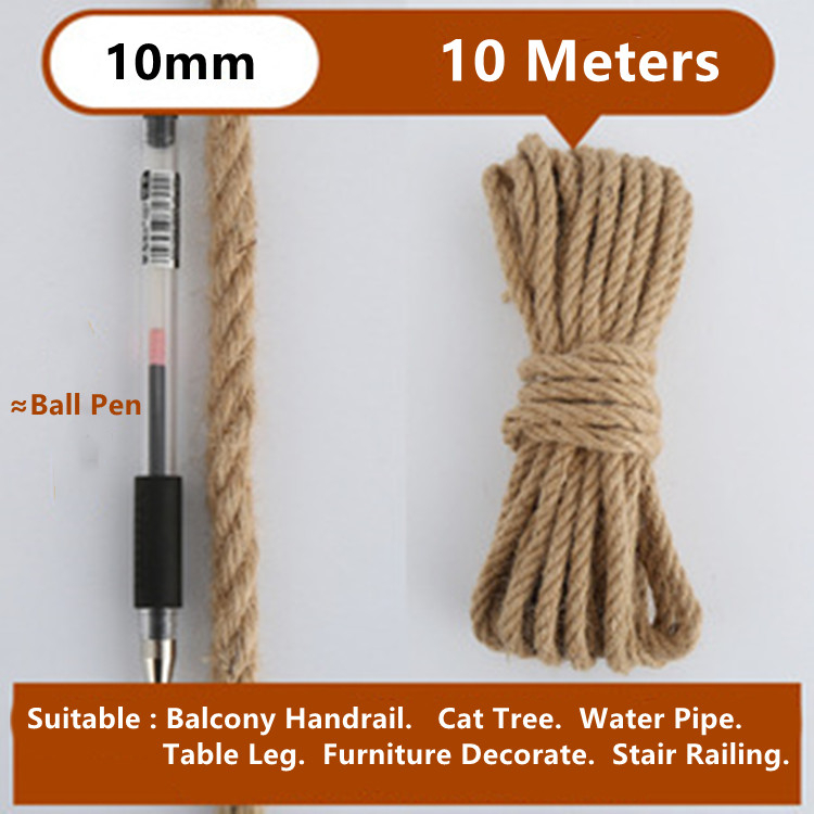 [SG Stock] DIY Nature Twisted Sisal Rope For Cat Scratching Post ...