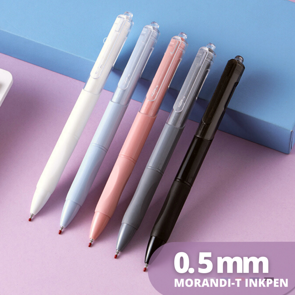 mixshop Black Ink Pen/Gel Pen 0.5mm for Student/Office/Stationery[, K35 ...