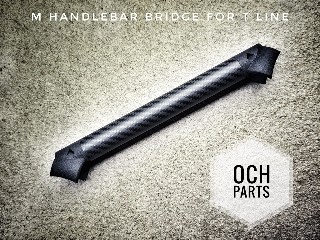 Premium M Carbon Fiber handlebar extender bridge for Brompton T Line ...