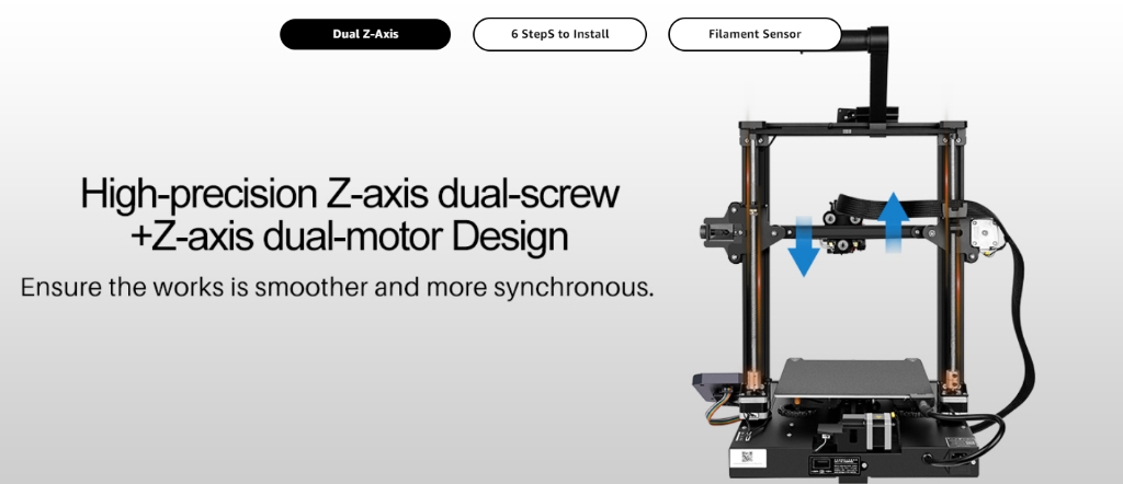 Official Creality Ender 3 S1 3D Printer with Direct Drive Extruder CR ...