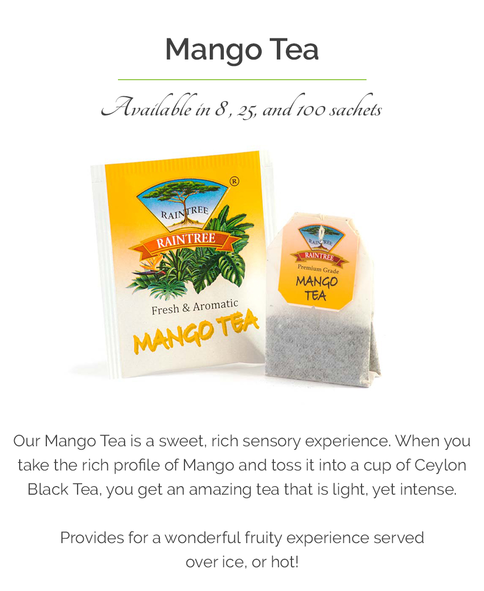 Raintree Mango Tea (8 or 100 teabags) | Shopee Singapore
