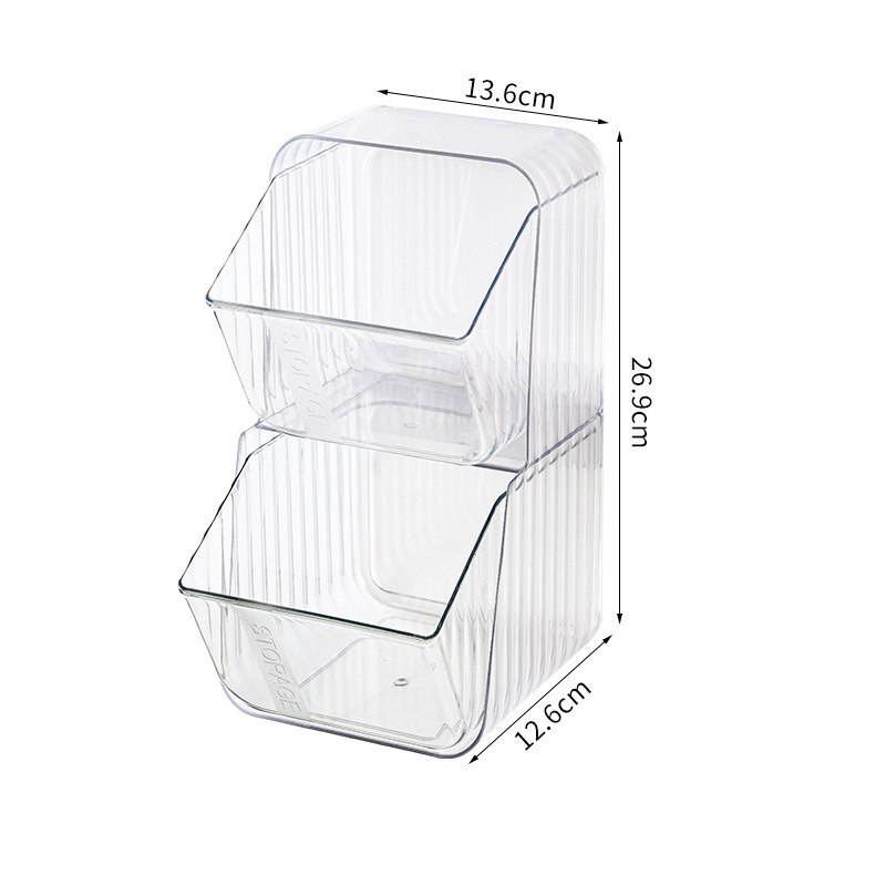 Multi-functional storage container transparent pantry organiser / wall ...