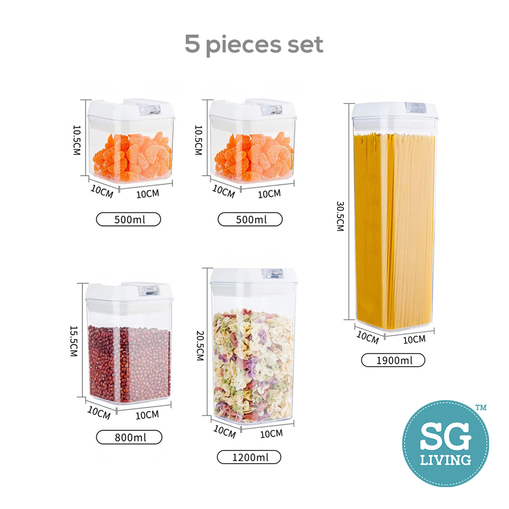 (SG Ready Stock) Stackable Leakproof Airtight Food Container (Locking ...