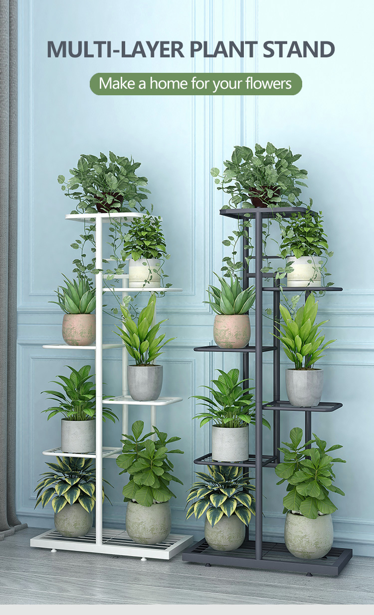 Spot plant rack with pulley flower pot rack flower rack multi-layer ...