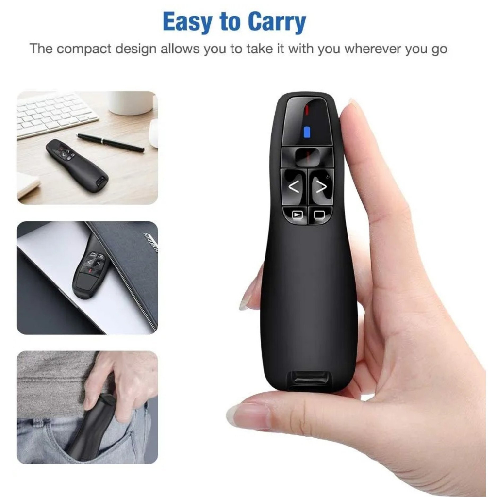 🔥 SG READY STOCK🔥 Wireless Presentation Clicker Remote 2.4GHz USB ...