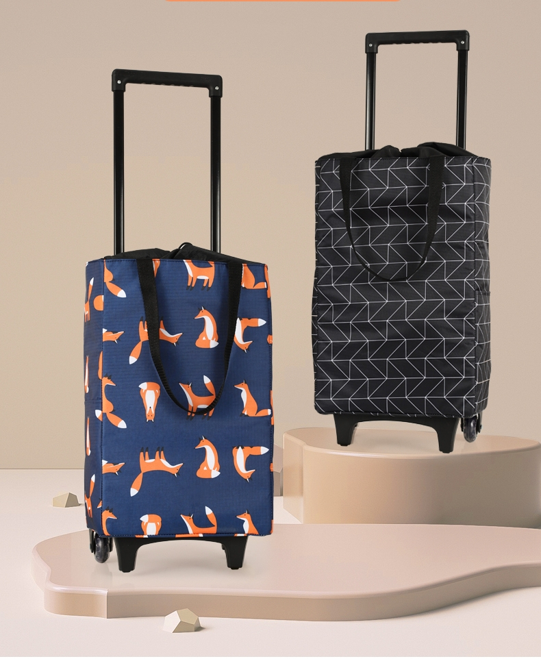 [SG Seller] trolley bag/trolley bag with bag/market bag