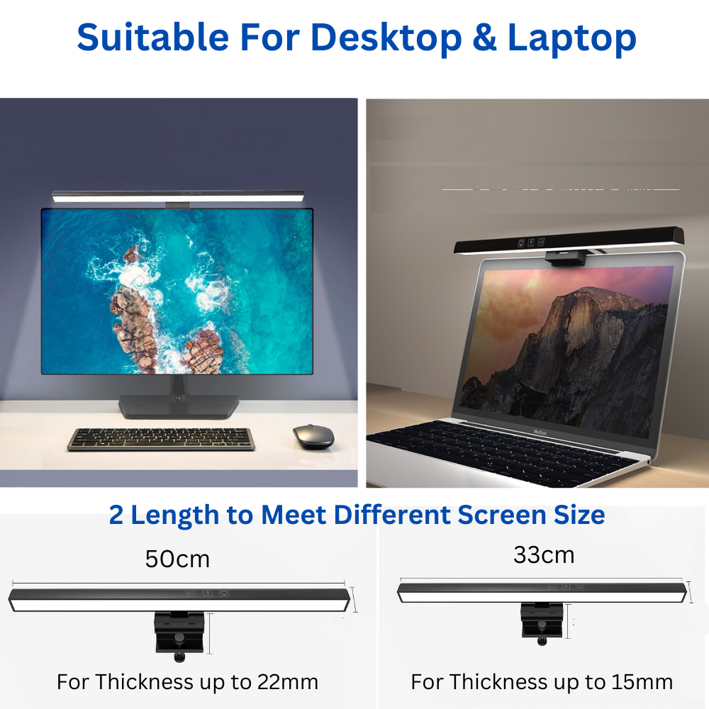 Screenbar Light Desk Lamp Monitor Light Computer Screen Bar Hanging ...