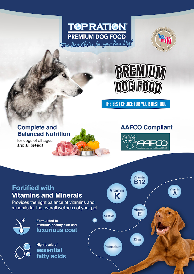 Top Ration Premium Dry Dog Food 7kg[Hi Nutrition/Tasty Chunky] | Shopee ...