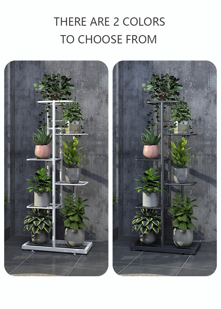 Spot plant rack with pulley flower pot rack flower rack multi-layer ...