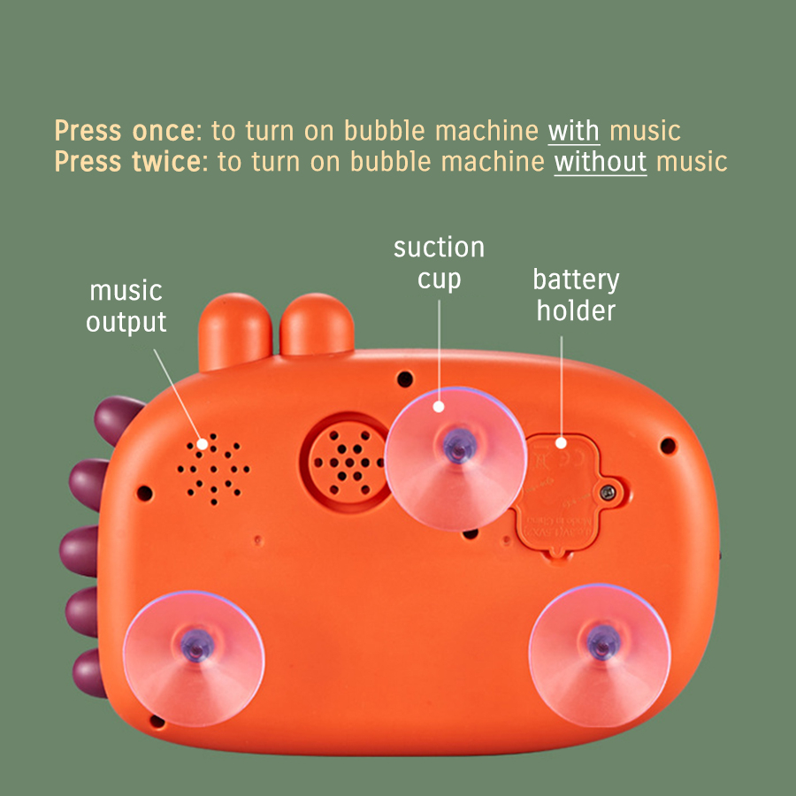 Musical Bubble Machine Bath Toy (Battery required) | Shopee Singapore