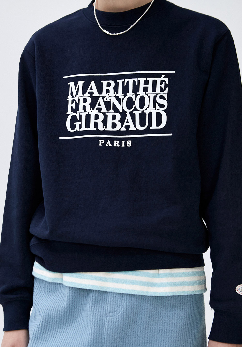 ♥MARITHE♥CLASSIC LOGO SWEATSHIRT NEW CLASSIC LOGO SWEATSHIRT black - MARITHE FRANCOIS GIRBAUD